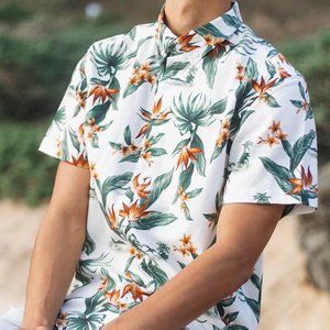Aloha Shirt AKASHI-KAMA Vintage Hawaiian Shirt